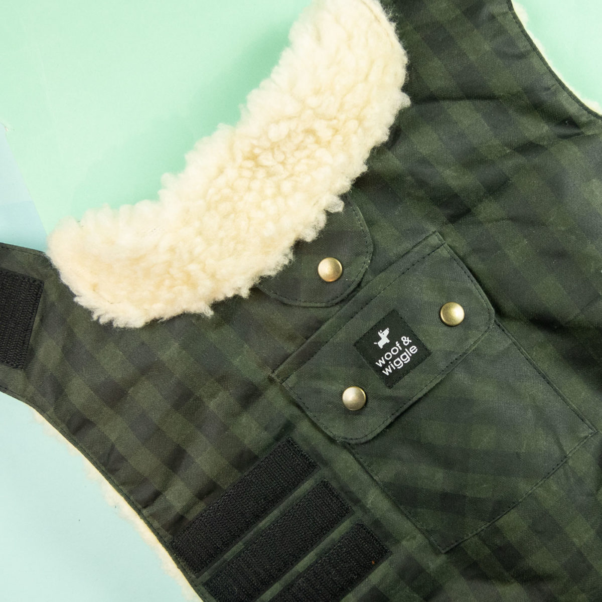 Gingham Tartan Oilskin Parka