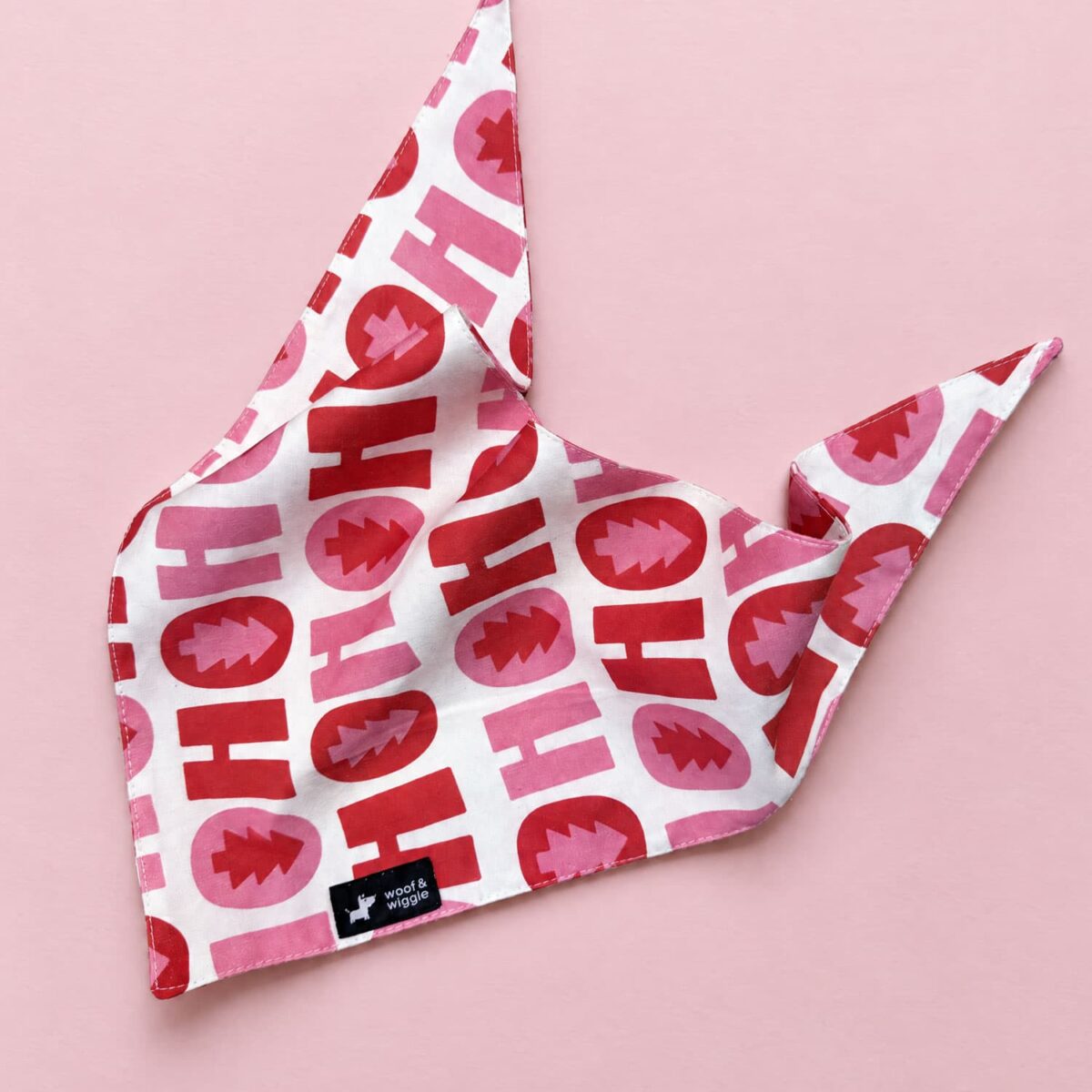 Hundehalstuch Bandana Weihnachten HO HO HO