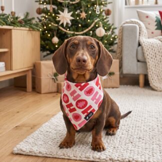 Hundehalstuch Bandana Weihnachten HO HO HO