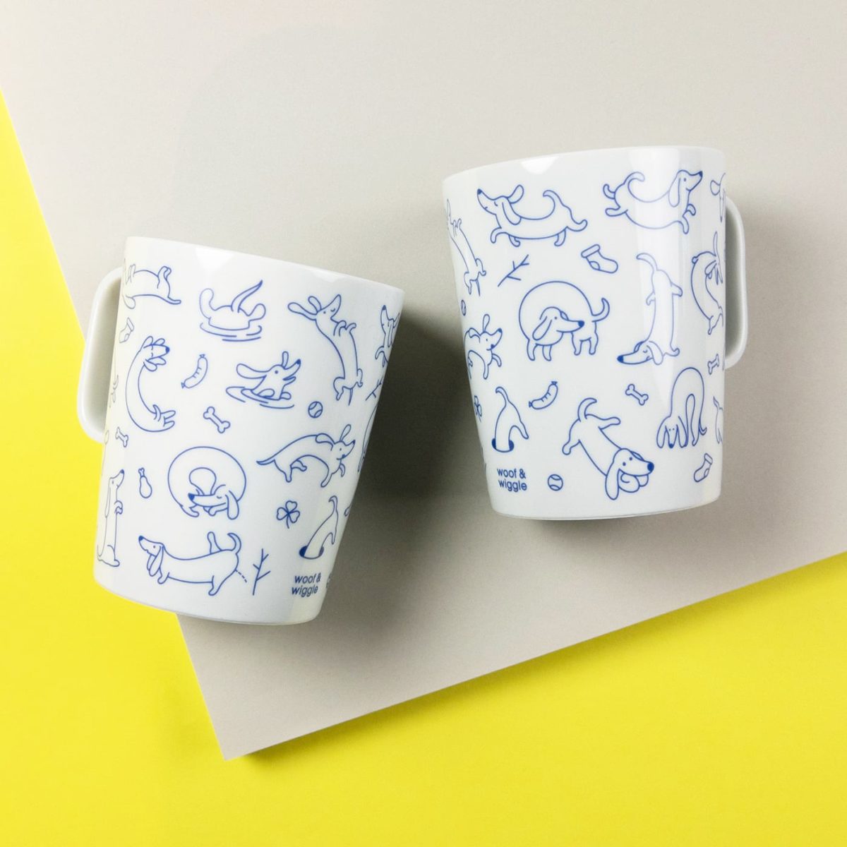Coffee cup "Dachshund Party"