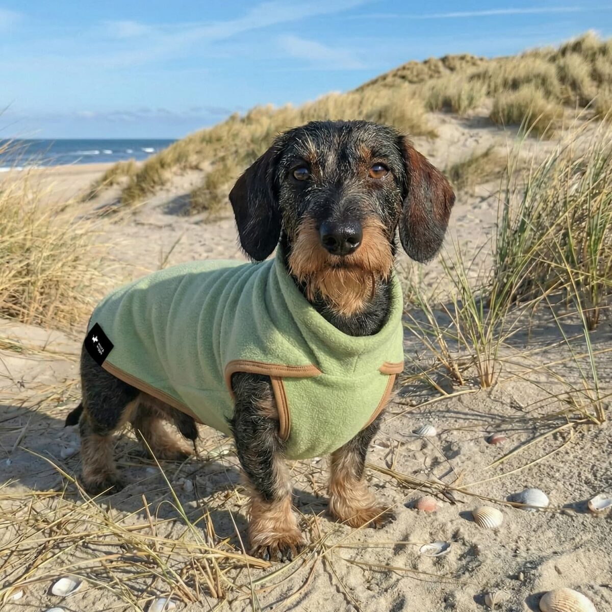 Polartec "Essential" Hundepullover Pistaziengrün