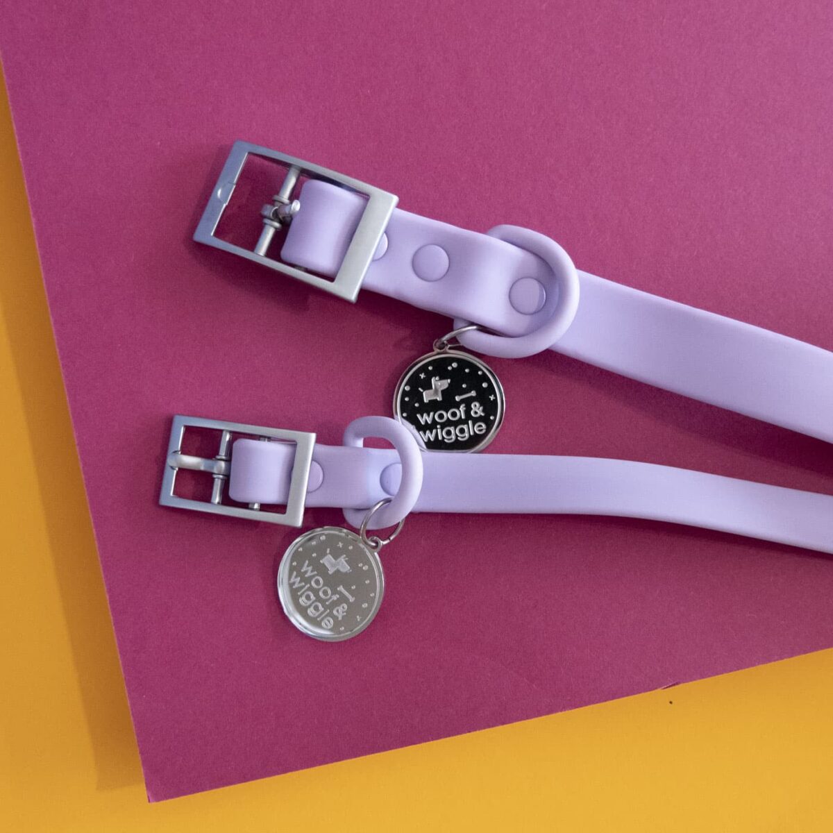 woof & wiggle Halsband "Explorer" Lila