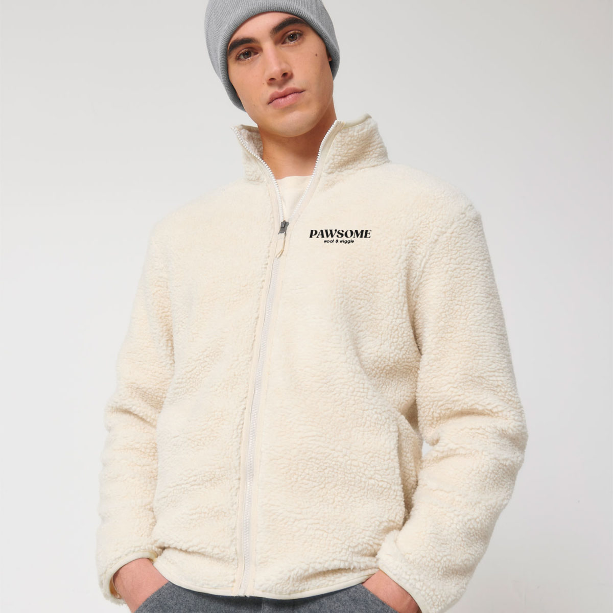 Sherpa Jacke "PAWSOME"