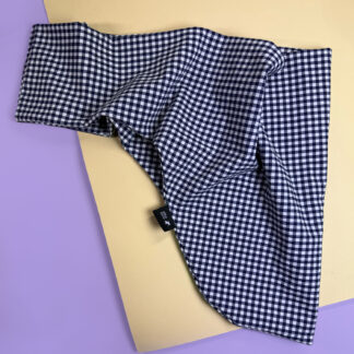 SnugPup Hundetrage Atlantic Check Gingham Blue