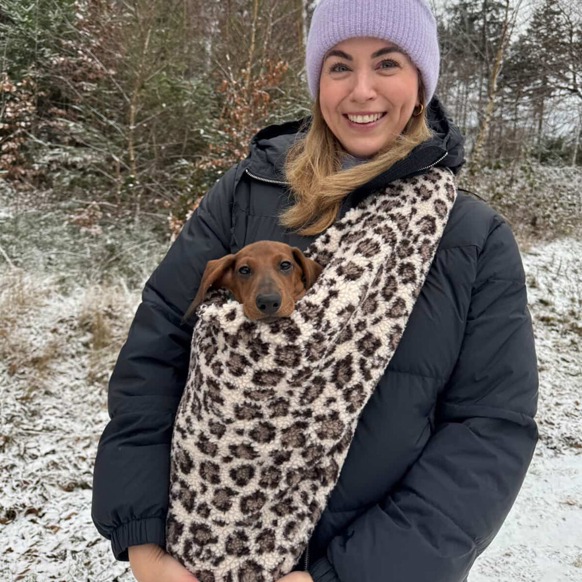 SnugPup Hundetrage Leo Shearling