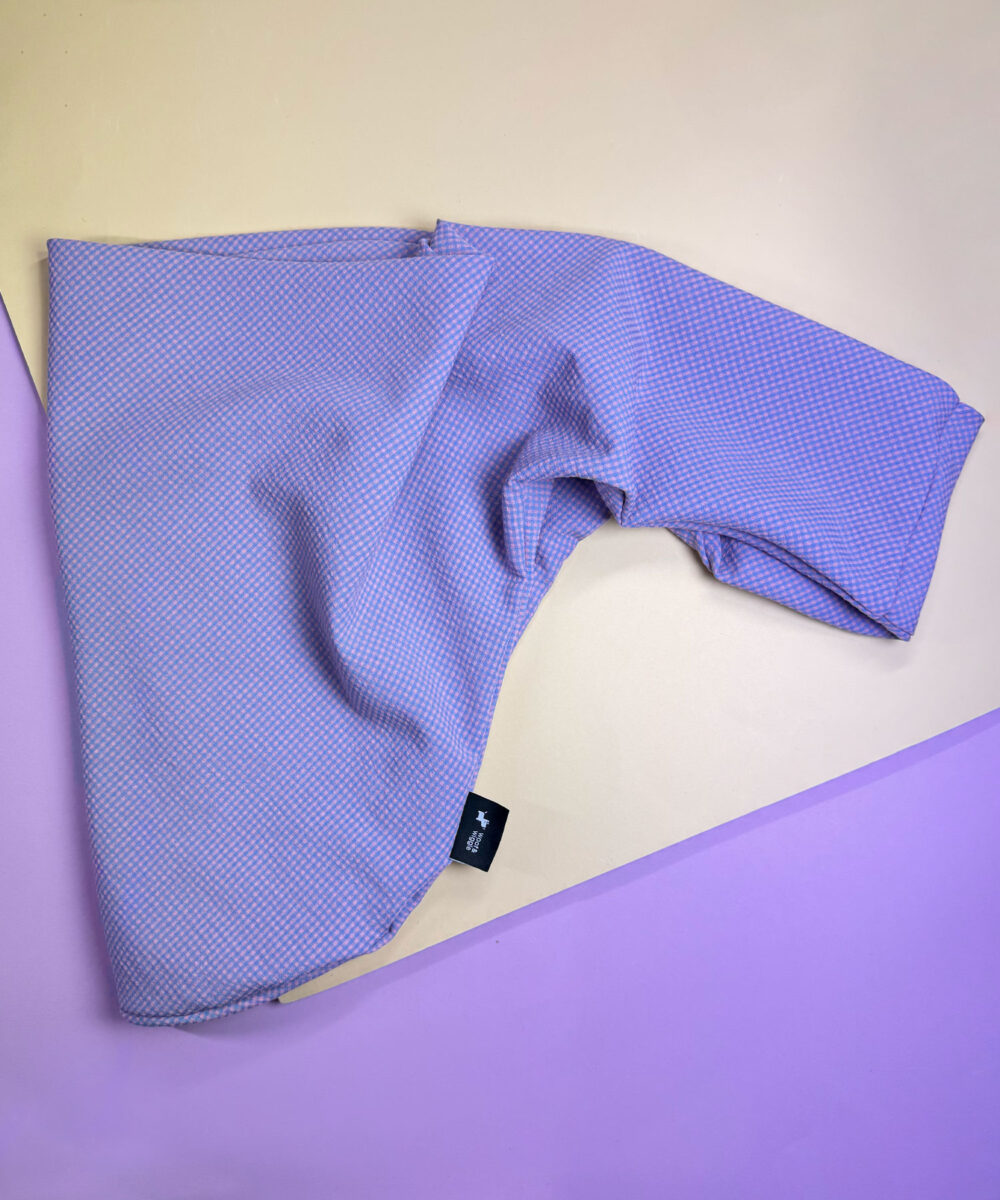 SnugPup Hundetrage Lavender Gingham Seersucker