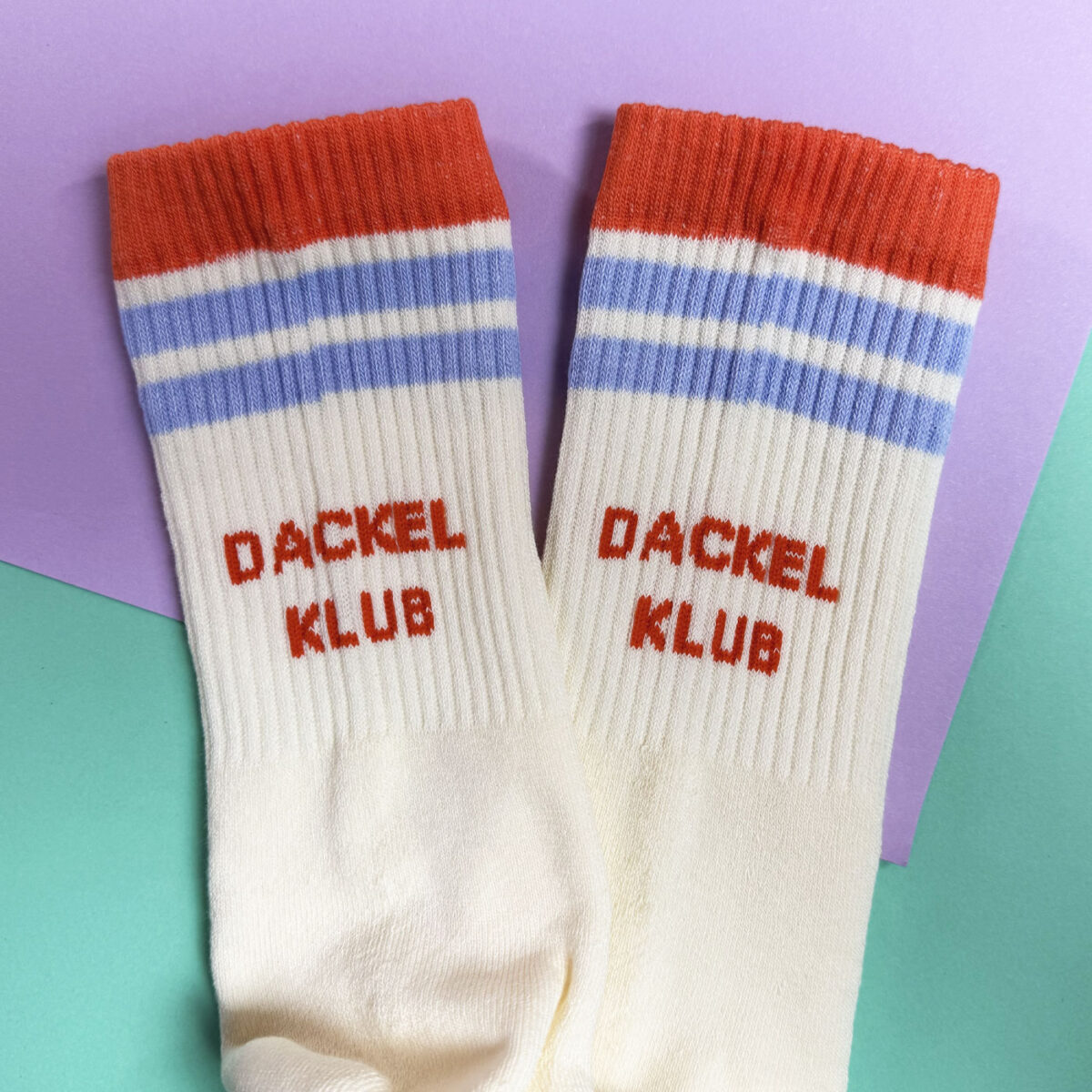 Dackel Klub Socken Lila