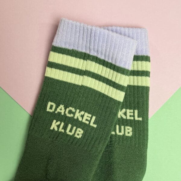 Dackel Klub Socken Grün