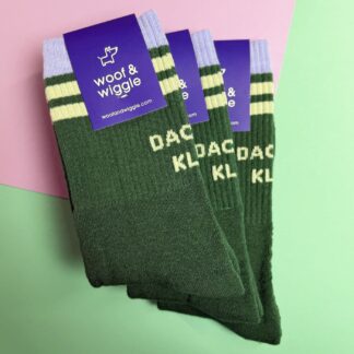 Dackel Klub Socken Grün