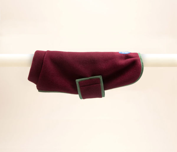 Hunde Fleece Wrap Bordeaux