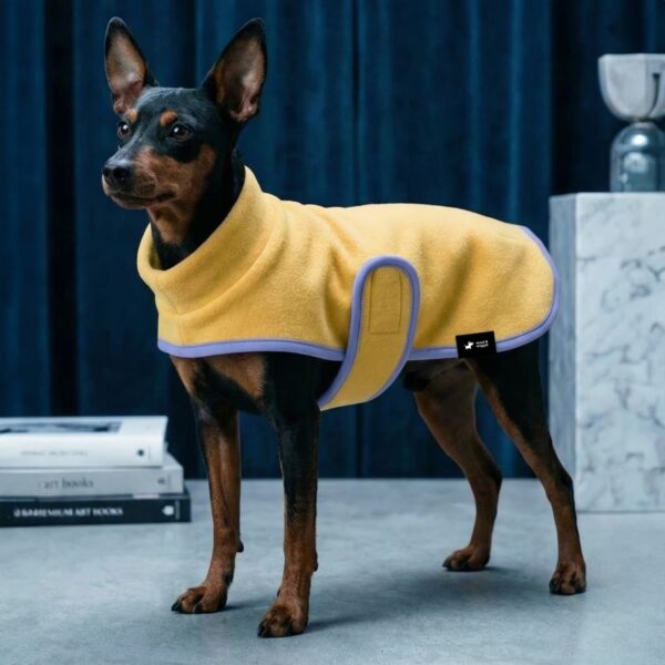 Hundemantel Polartec Wrap Gelb