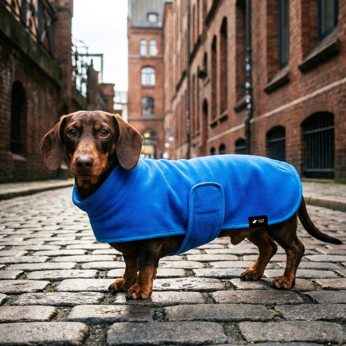 Hundemantel Polartec Wrap Hellblau