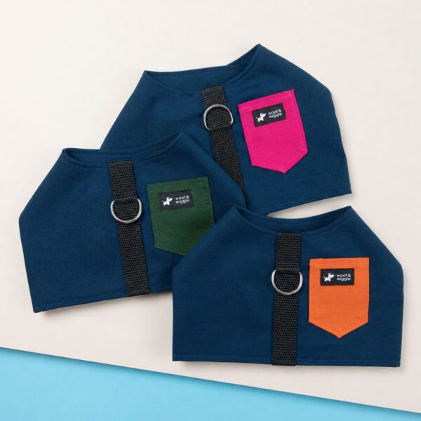 Colorblocking Hunde Geschirrweste