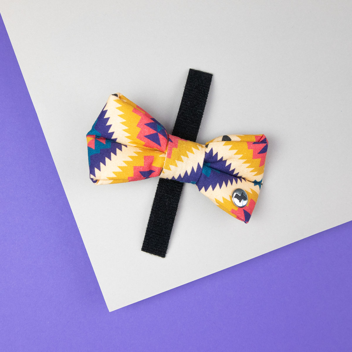 Dog bow tie in the design "Mexico City"
