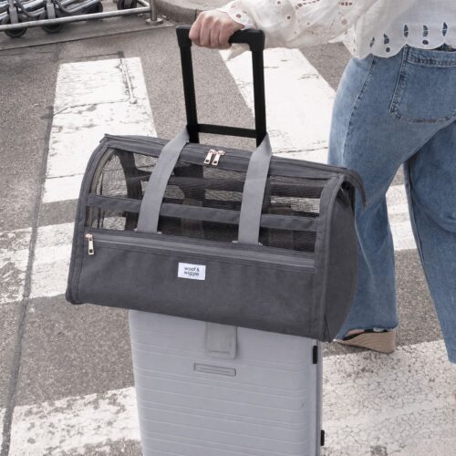 Flybuddy Hundeflugtasche Grau