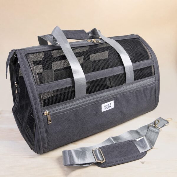 Flybuddy Hundeflugtasche Grau