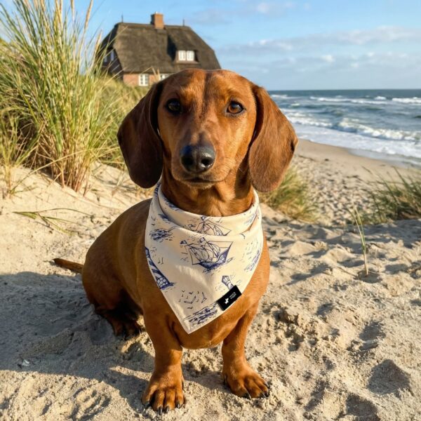 Produktbild Hundehalstuch von woof & wiggle Hello Sailor