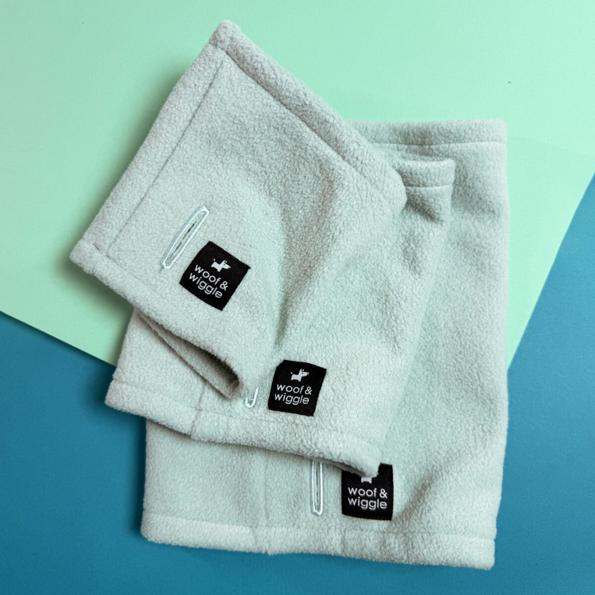 Loop Hundeschal Snood Eisblau